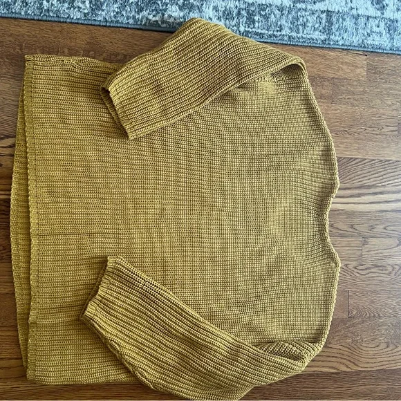 Cozy Mustard Sweater - Picture 3 of 5